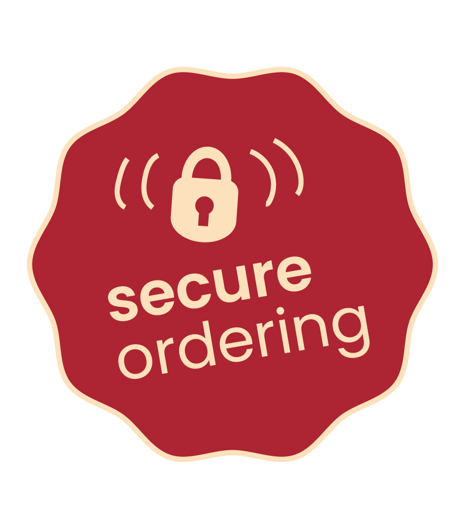 An icon showing body pH offers secure ordering for customers.